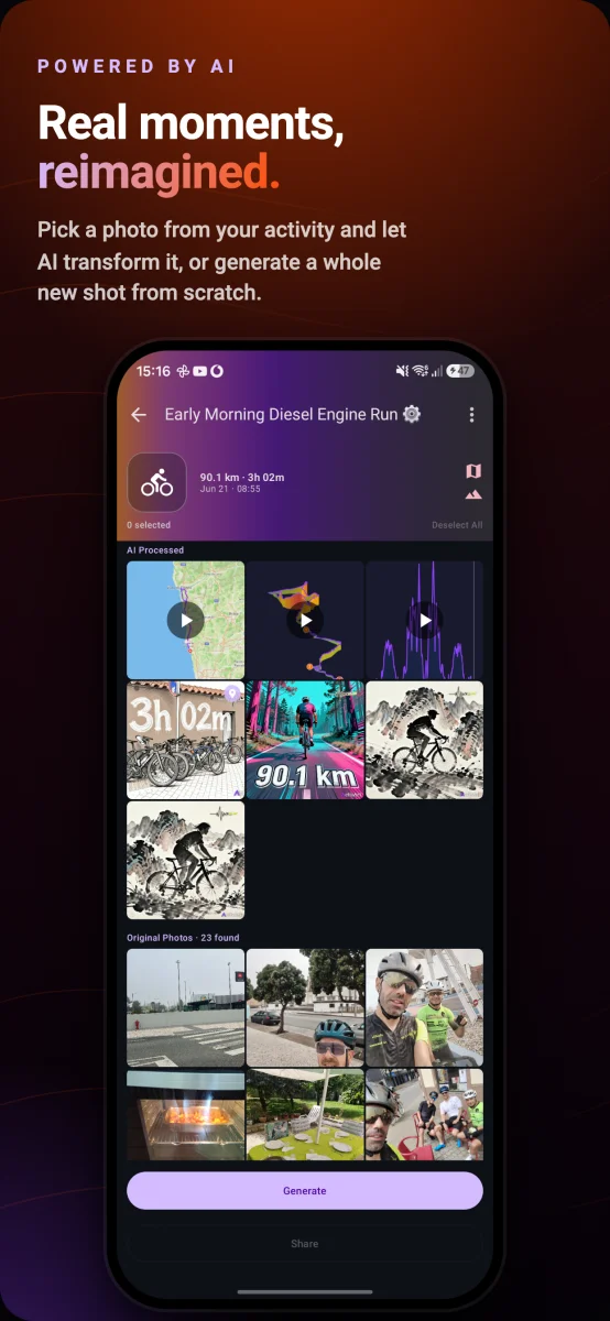 An AI-generated activity photo in ActivArt